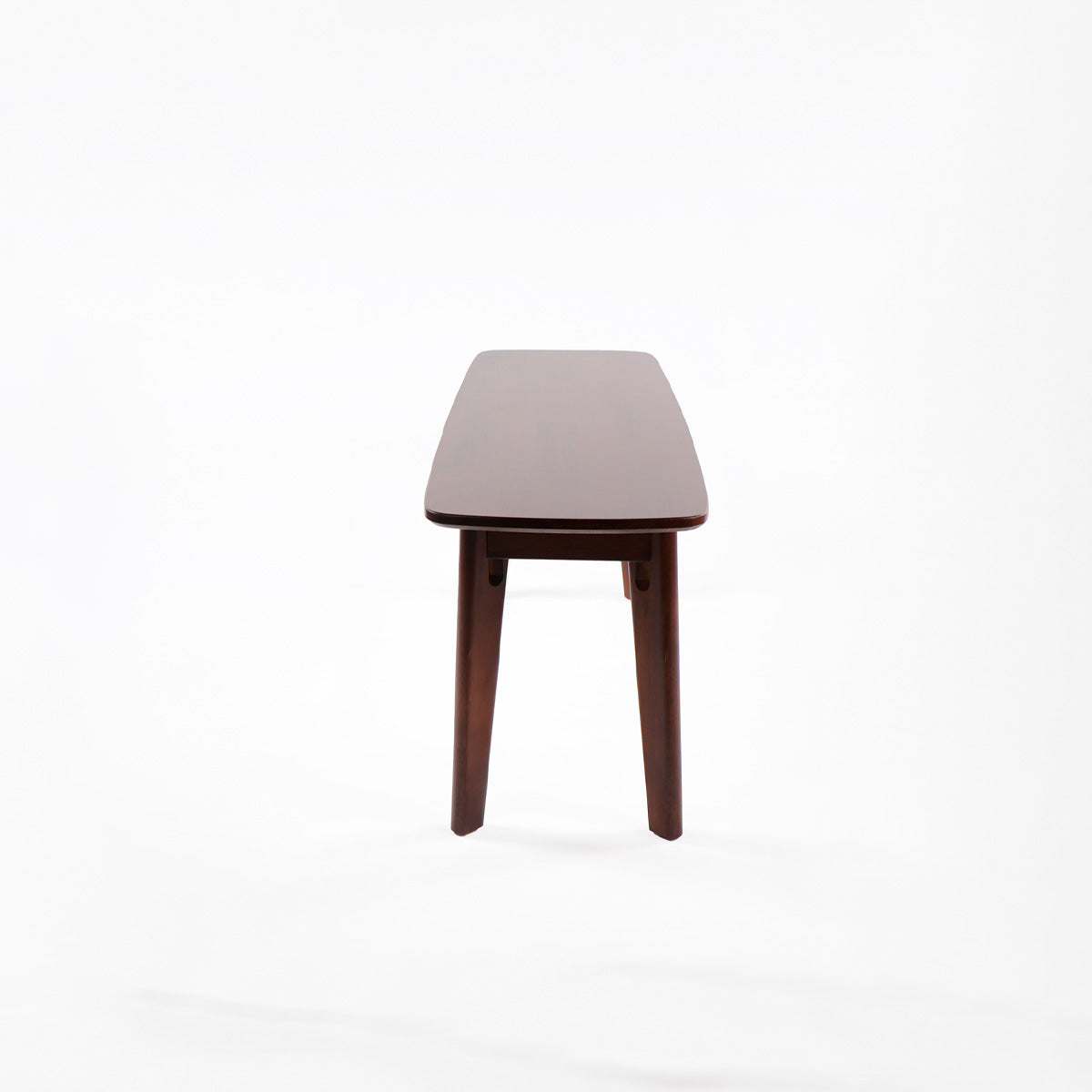 Banqueta de madera BRAHMS madera oscura
