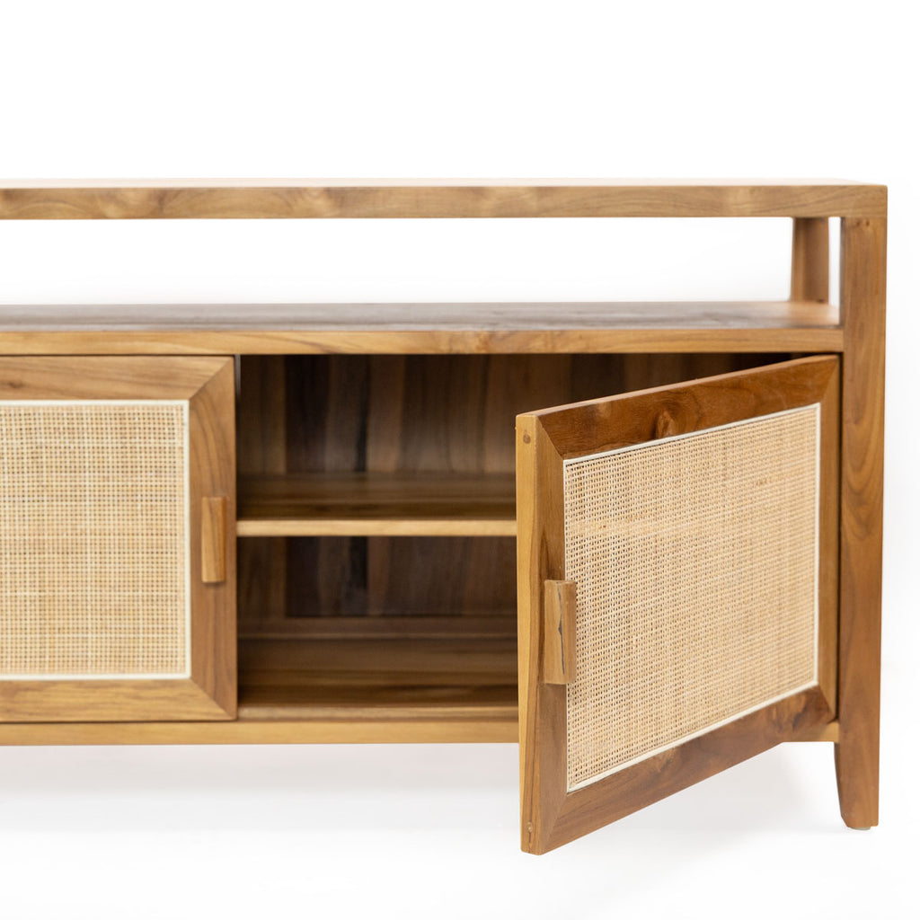 Rack Liberty Mediano Madera Natural 120 x 40 x 60cm