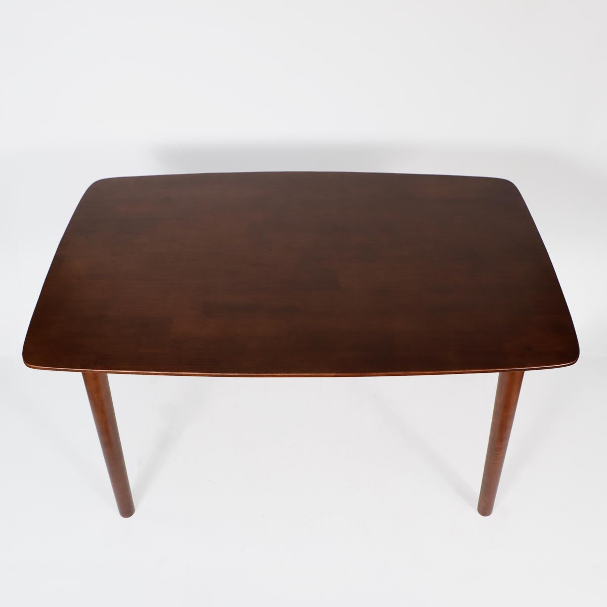 Mesa de comedor STRAUSS de madera oscura 160 x 90cm