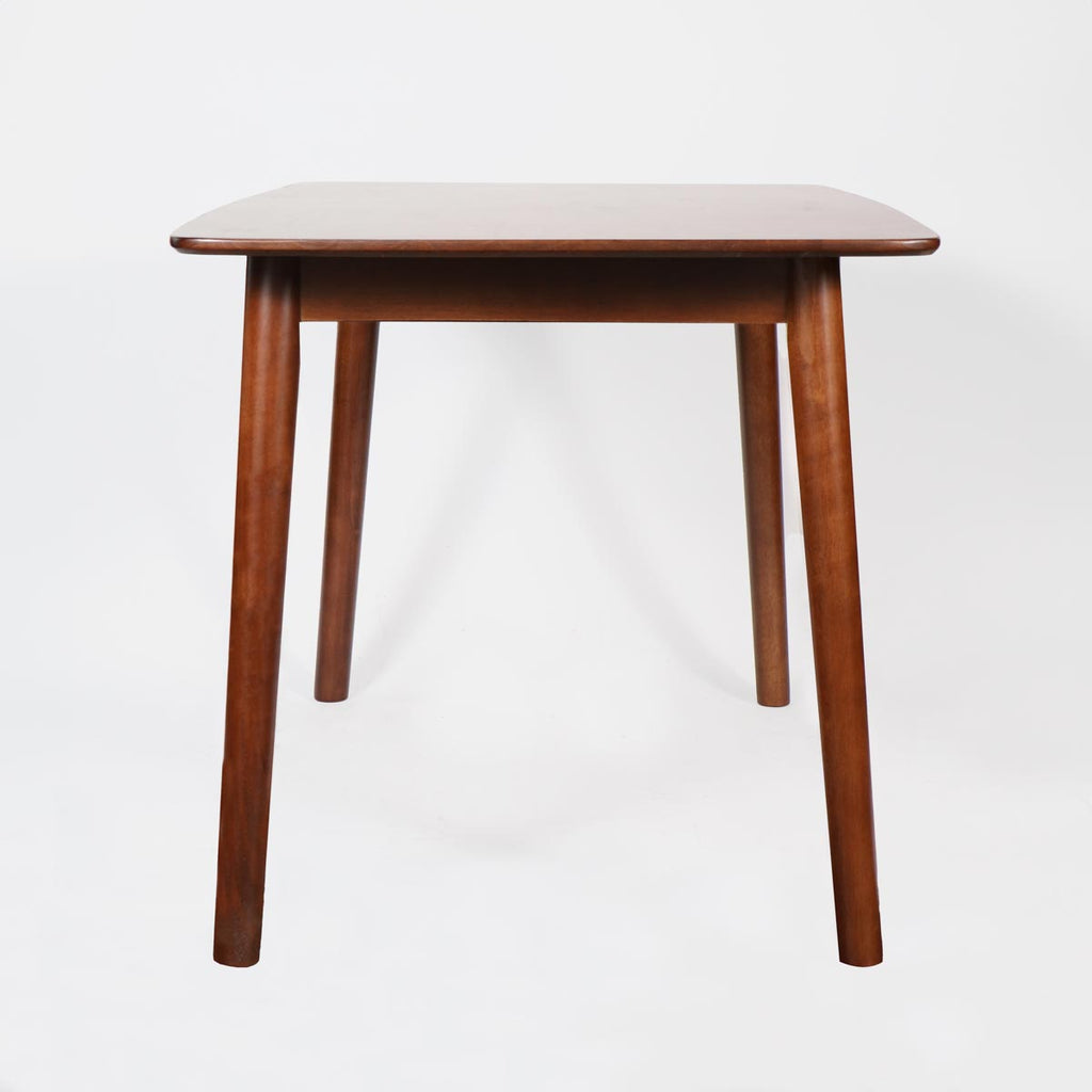 Mesa de comedor STRAUSS de madera oscura 160 x 90cm