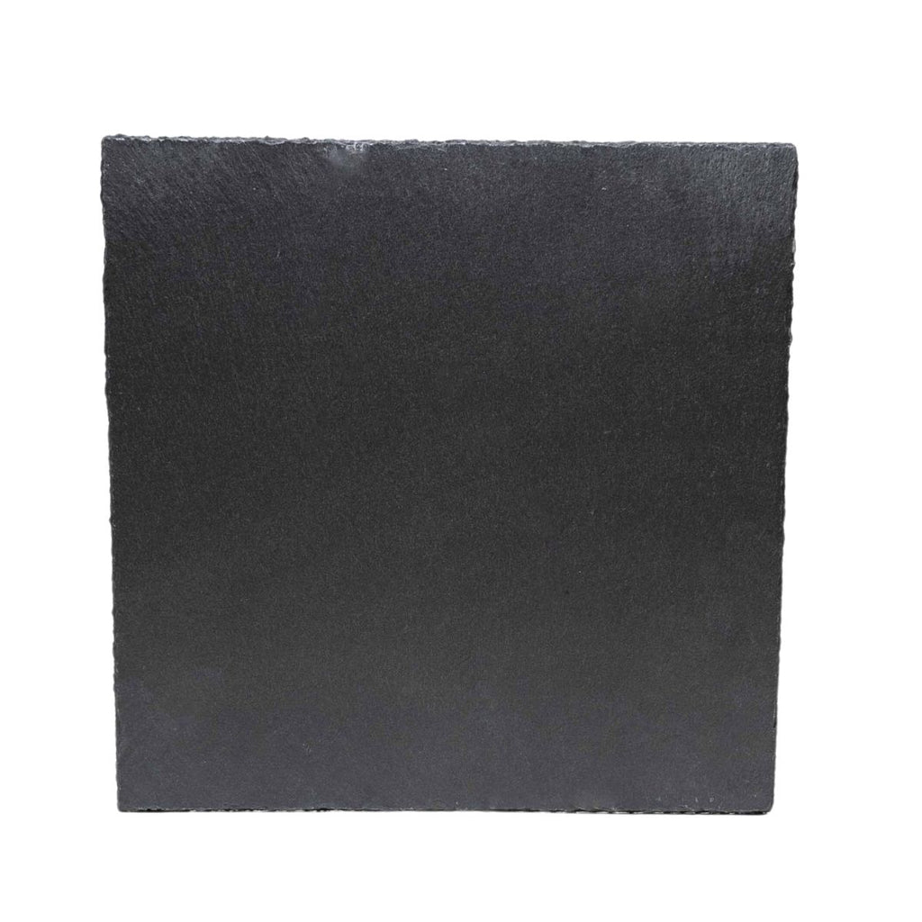 Plato cuadrado piedra pizarra 30 x 30cm