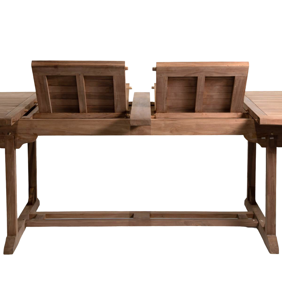 Mesa extensible rectangular madera de teca 195x110x76cm