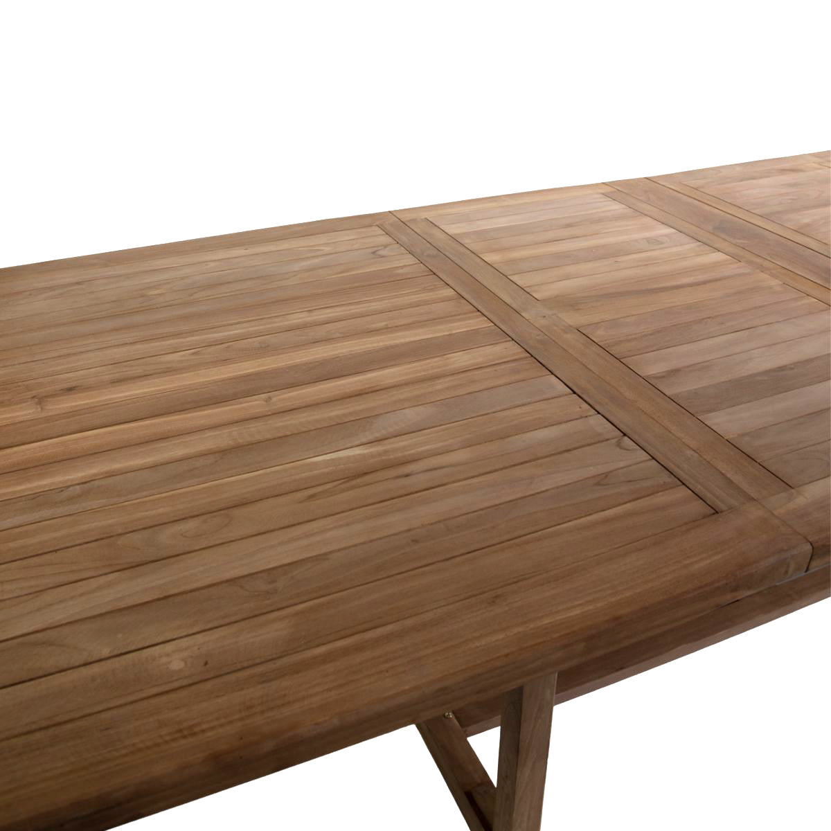 Mesa extensible rectangular madera de teca 195x110x76cm