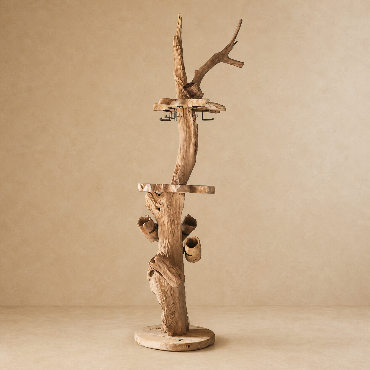 Rack Botellas Bartos de madera de teca