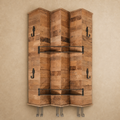 Rack de Muro para Vinos Barina de madera de teca