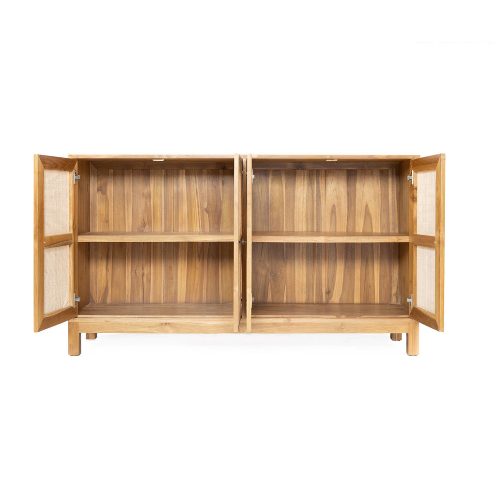 Rack Liberty Madera Natural 160 x 40 x 65cm