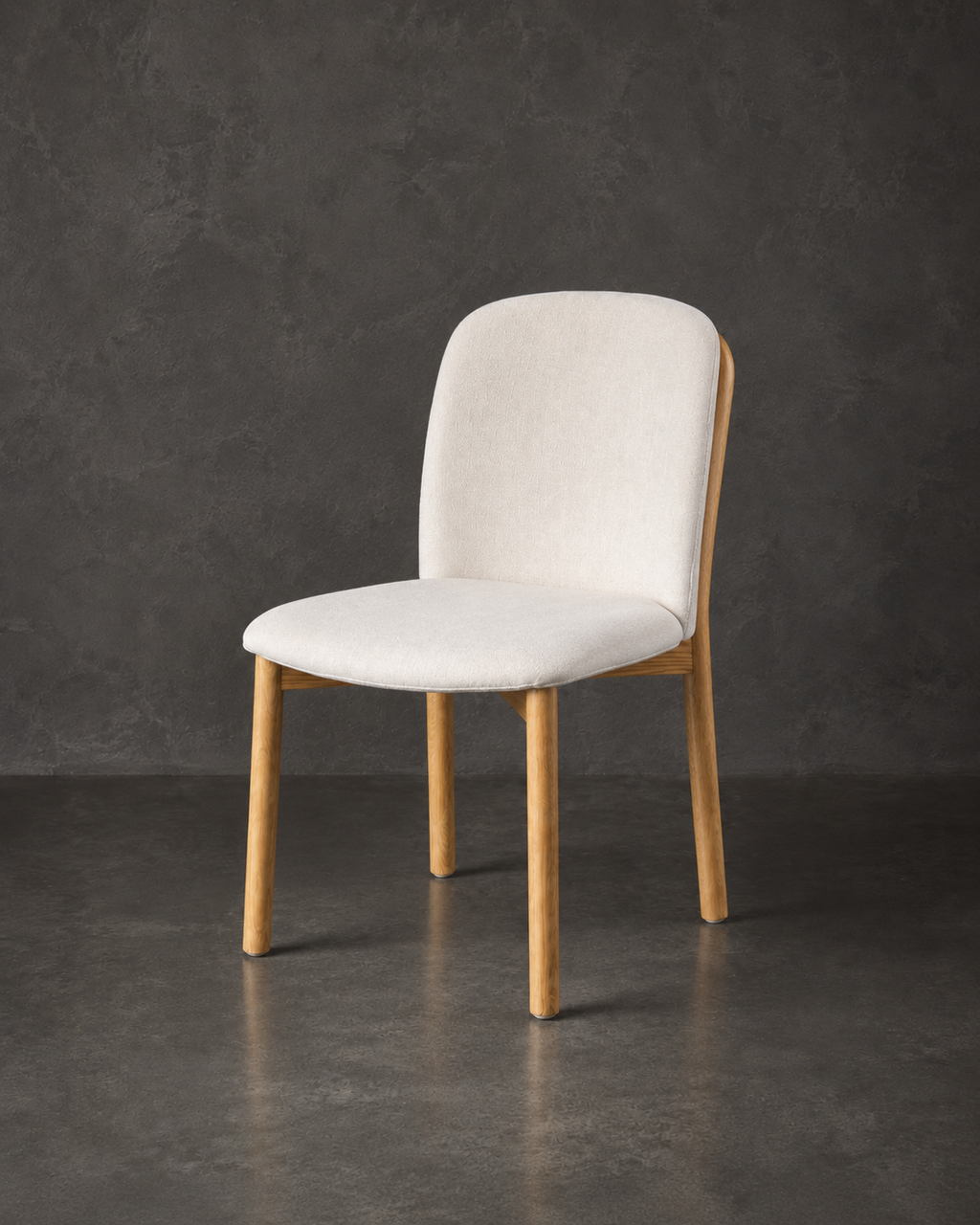 Silla Manhattan Madera Fresno Natural y Lino Beige (Llegada en Agosto)