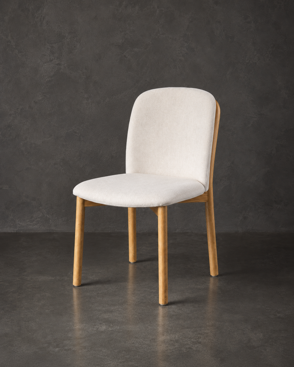 Silla Manhattan Madera Fresno Natural y Lino Beige (Llegada en Agosto)