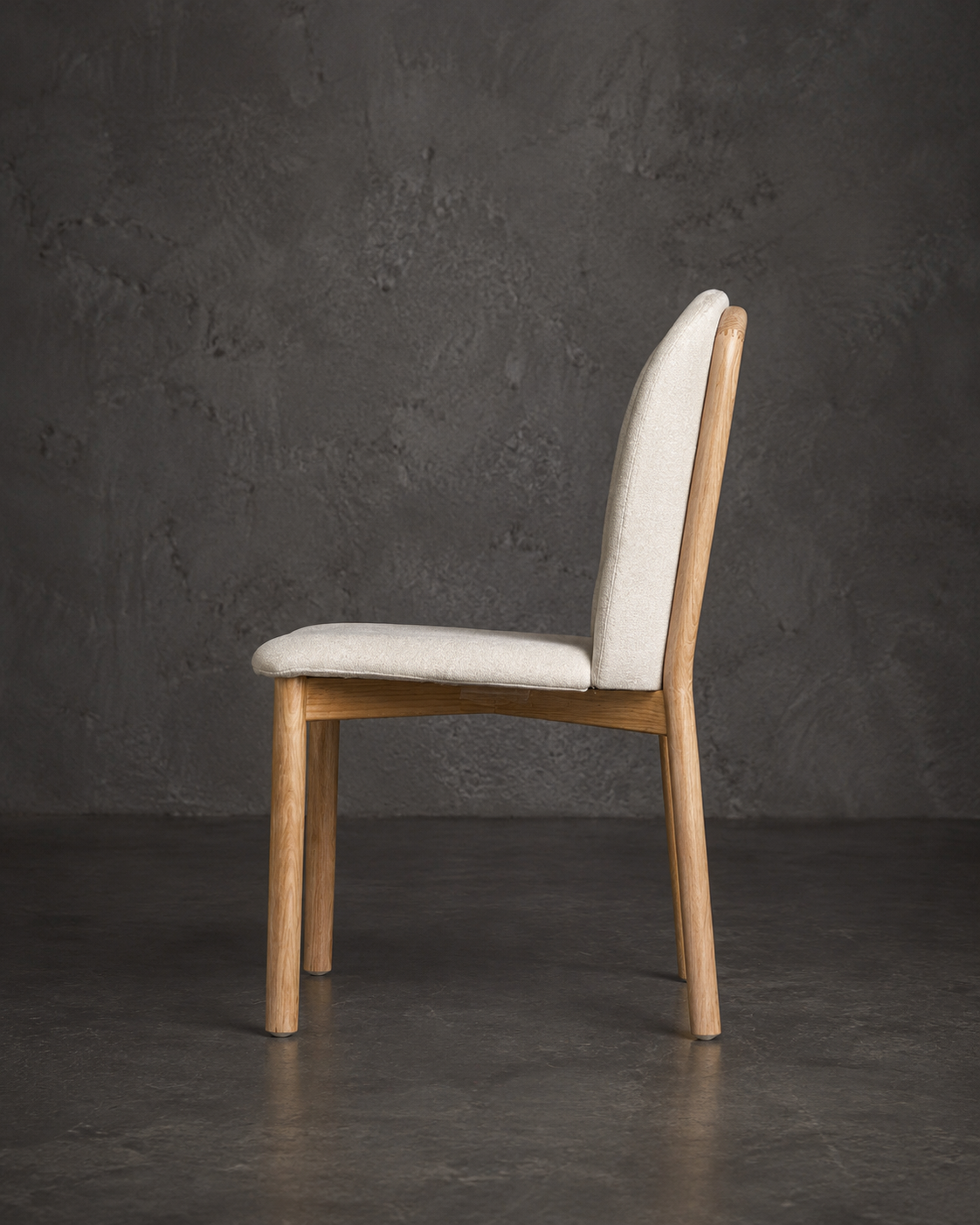 Silla Manhattan Madera Fresno Natural y Lino Beige (Llegada en Agosto)
