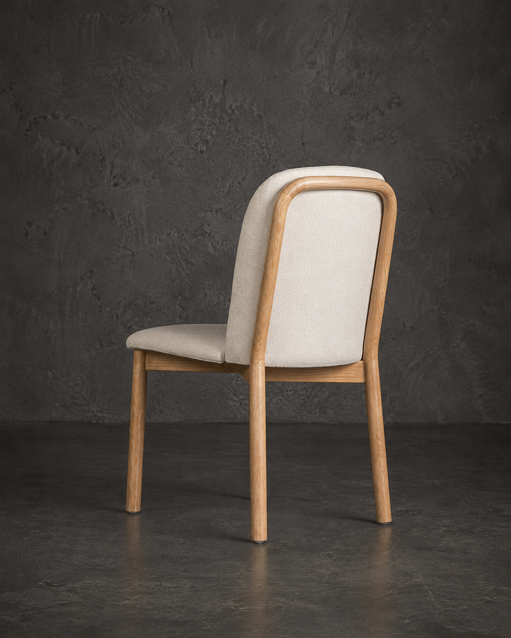 Silla Manhattan Madera Fresno Natural y Lino Beige (Llegada en Agosto)