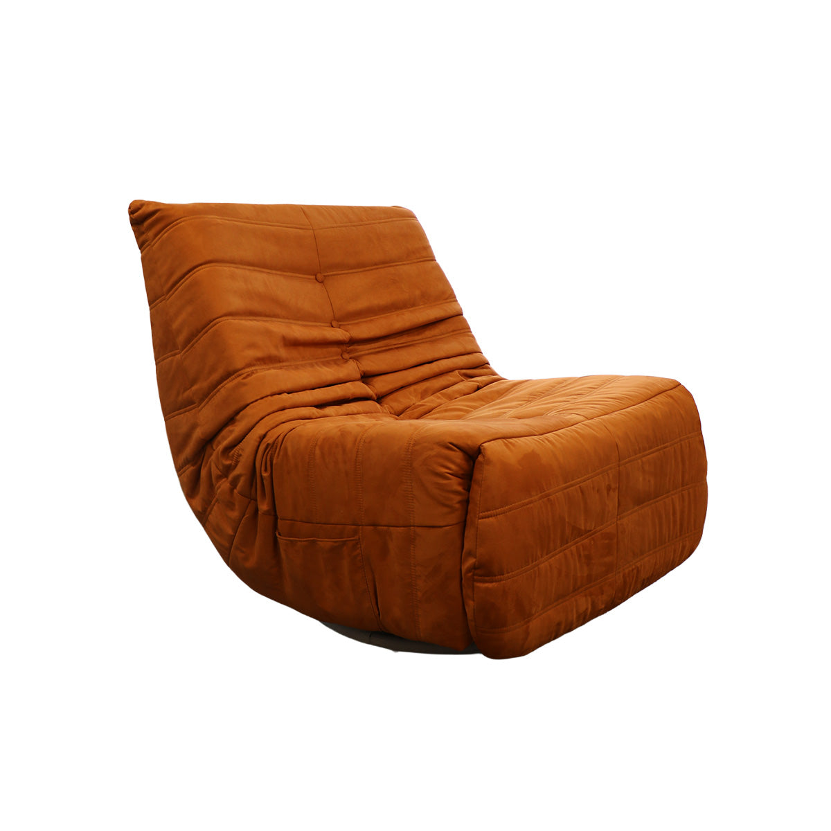 Poltrona Lounge Terracota Tipo Togo Giratoria Reclinable Dortment