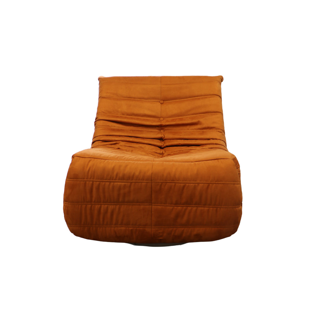 Poltrona Lounge Terracota Tipo Togo Giratoria Reclinable Dortment