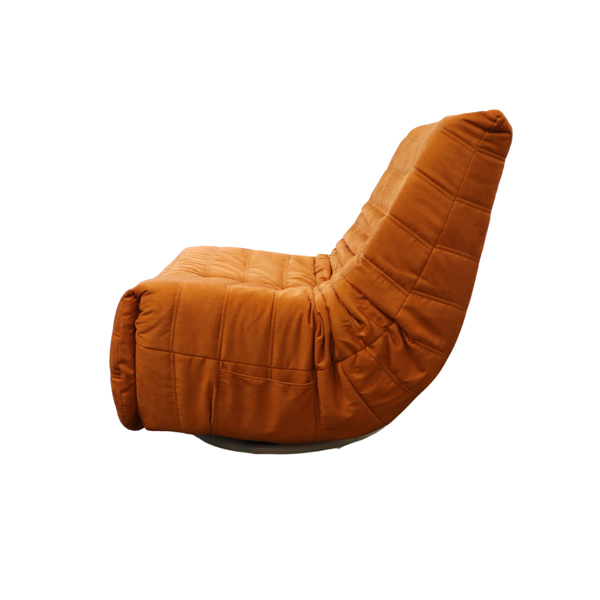 Poltrona Lounge Terracota Tipo Togo Giratoria Reclinable Dortment