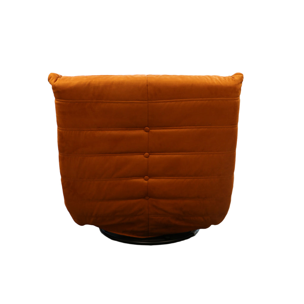 Poltrona Lounge Terracota Tipo Togo Giratoria Reclinable Dortment
