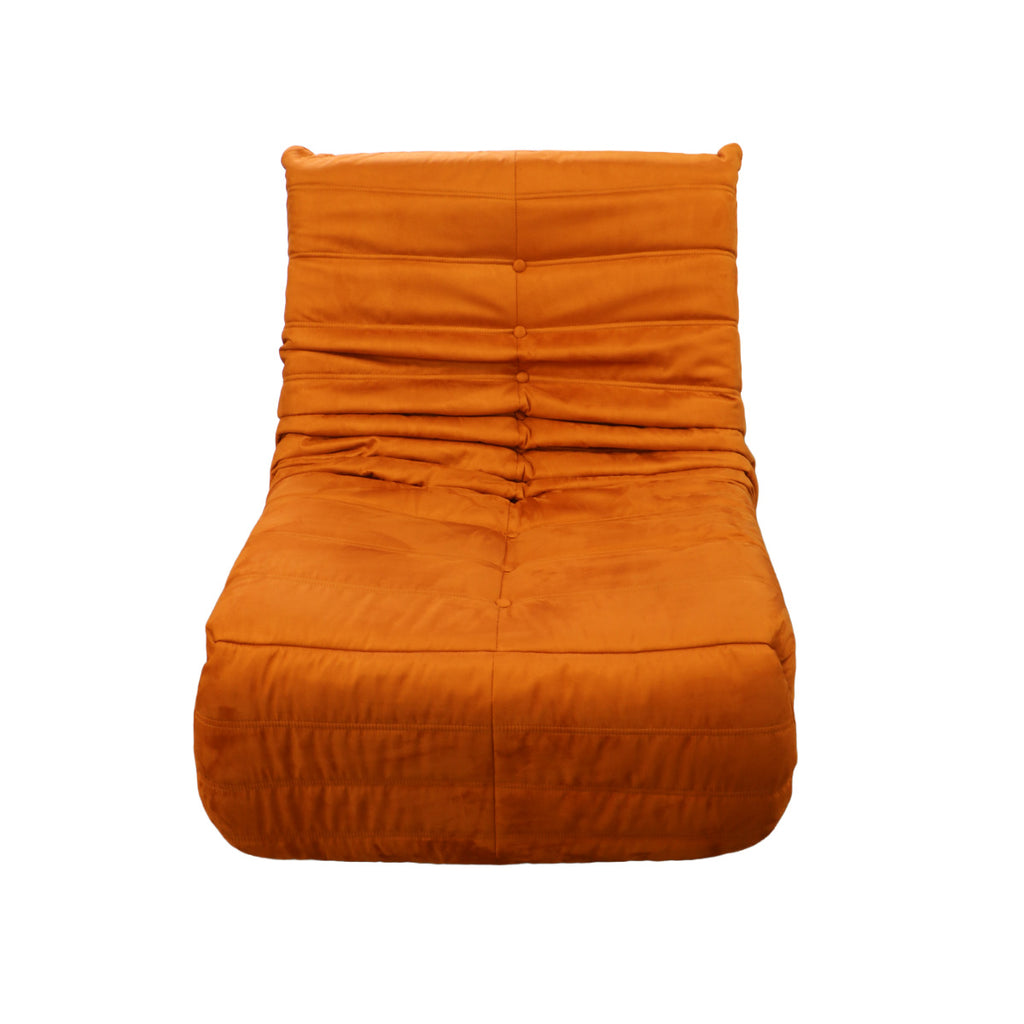 Poltrona Lounge Terracota Tipo Togo Giratoria Reclinable Dortment