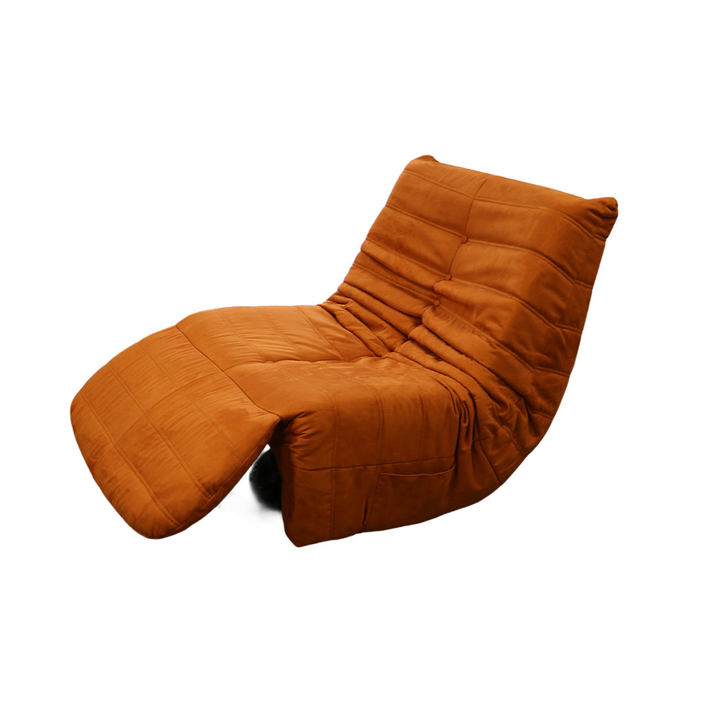 Poltrona Lounge Terracota Tipo Togo Giratoria Reclinable Dortment