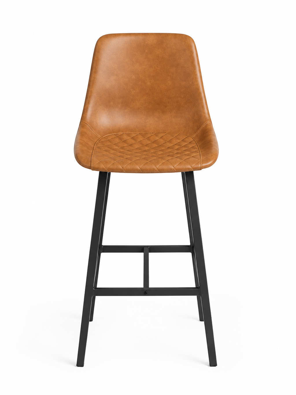 Silla de Bar Bazul Eco-Cuero y Acero