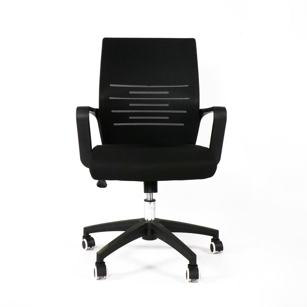 Silla Ejecutiva SMITH nylon mesh + acero cromado