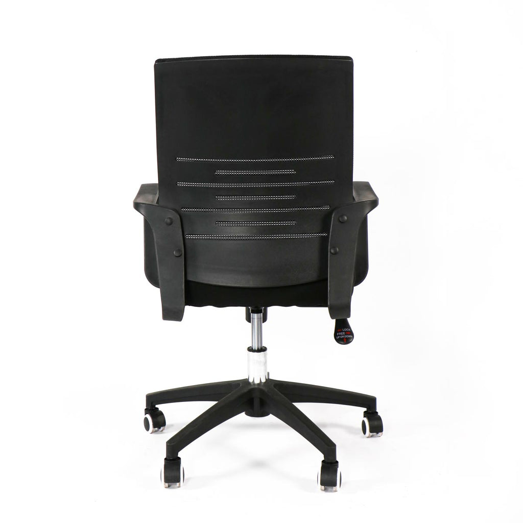 Silla Ejecutiva SMITH nylon mesh + acero cromado