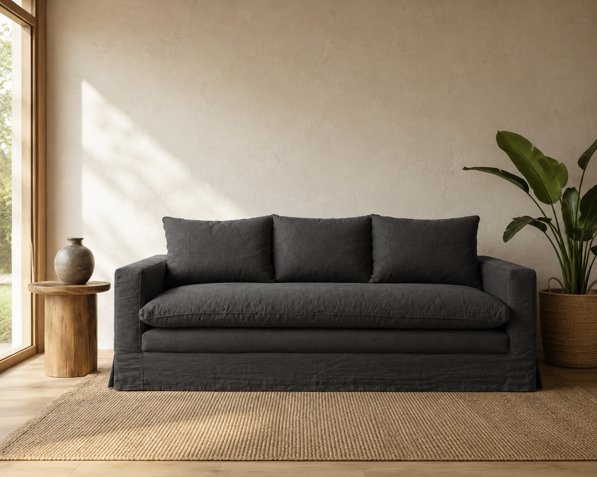 Sofá Soho Desenfundable Lino Natural