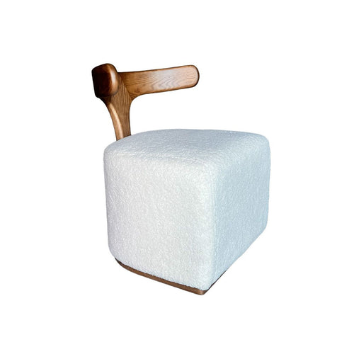 Silla Almodovar Tela Beige/Madera Fresno Walnut