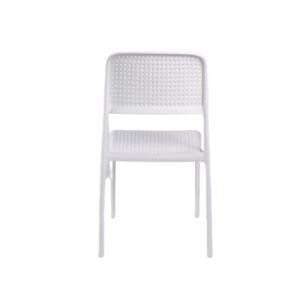 Silla Moka blanca pvc