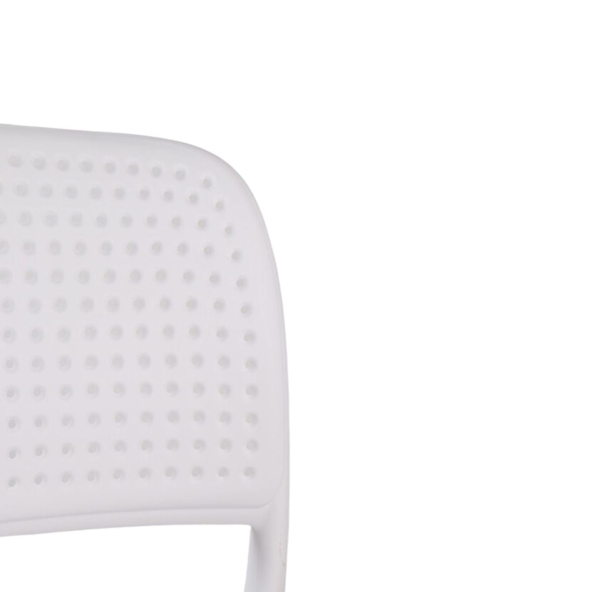 Silla Moka blanca pvc
