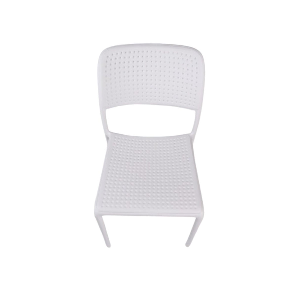 Silla Moka blanca pvc