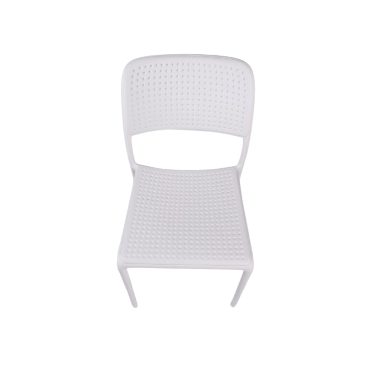 Silla Moka blanca pvc