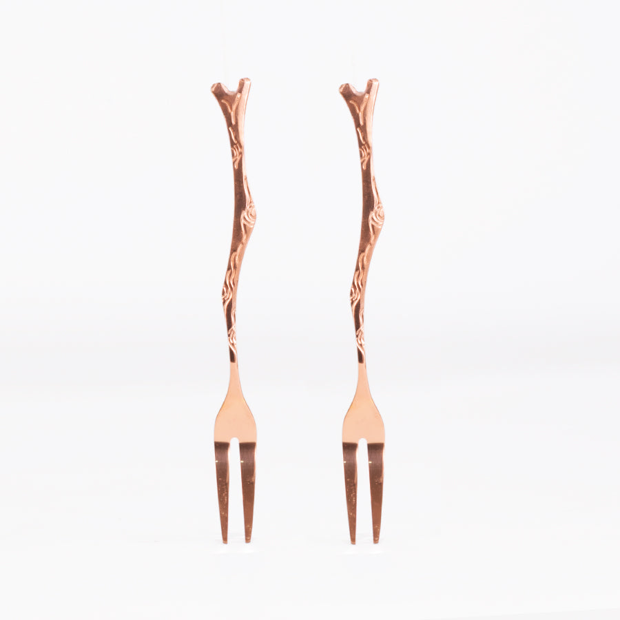 Set de Cubiertos para Cóctel Encobrizados Deluxe