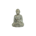 Figura Decorativa Buda Grande Negro en Yeso – Tamaño L