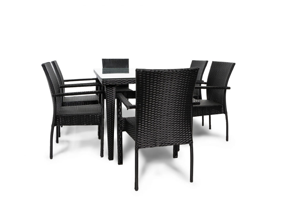 Juego de Comedor Cadiz 6 Puestos 150x76x80cm