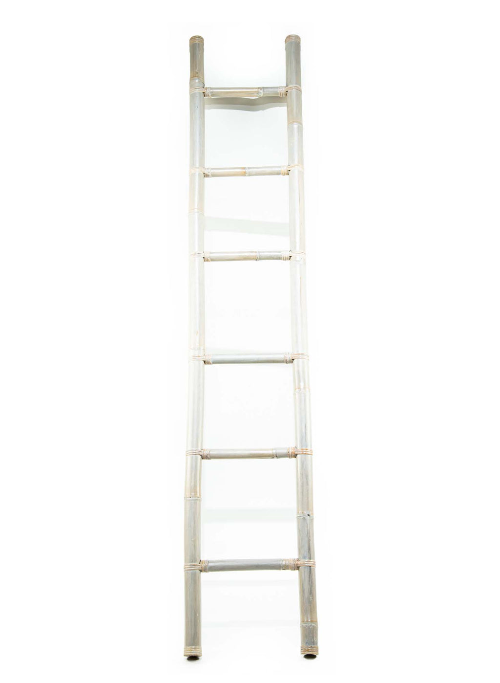 Escala Decorativa de Bamboo Blanca 2 M
