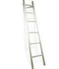 Escala Decorativa de Bamboo Blanca 2 M