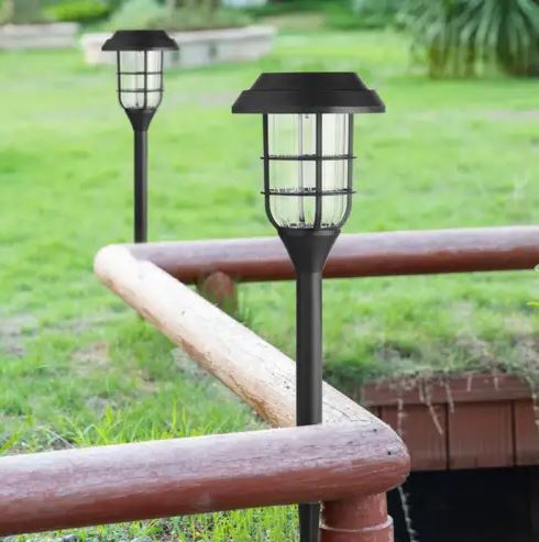 Farol led solar con estaca 44 cm