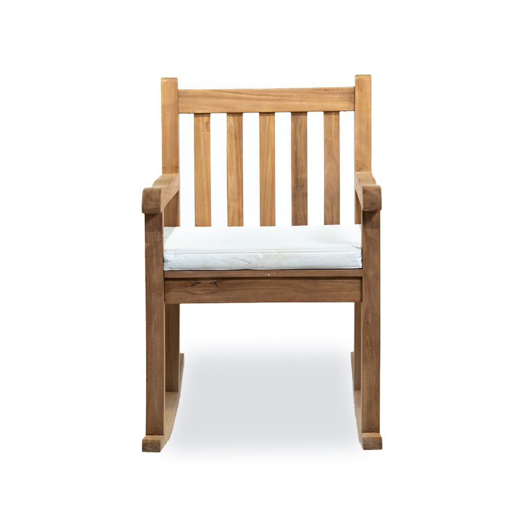Silla mecedora madera de Teca