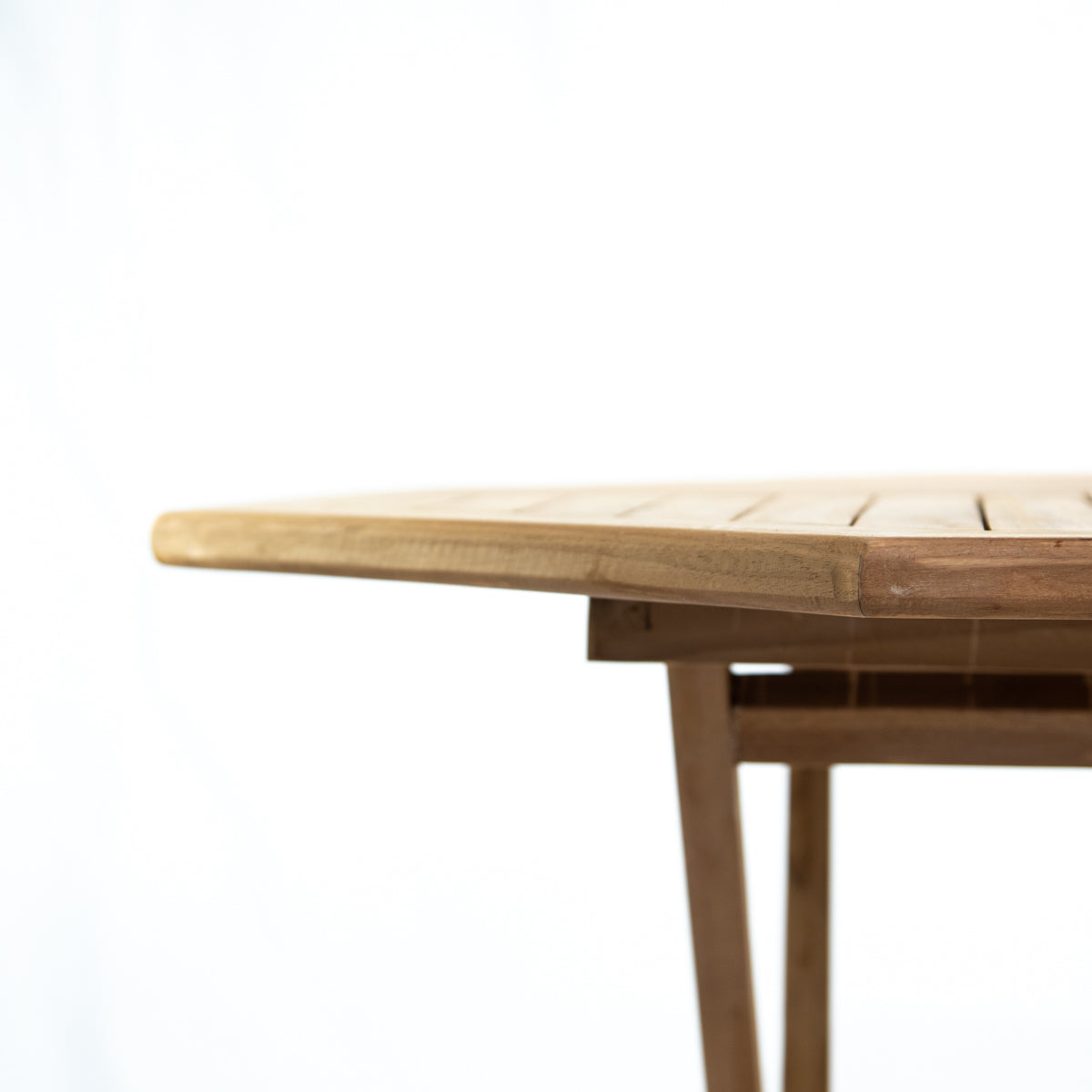 Mesa plegable madera de teca 76x130x120cm