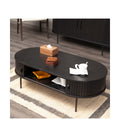 Mesa de Centro Oslo de Roble Americano Negro