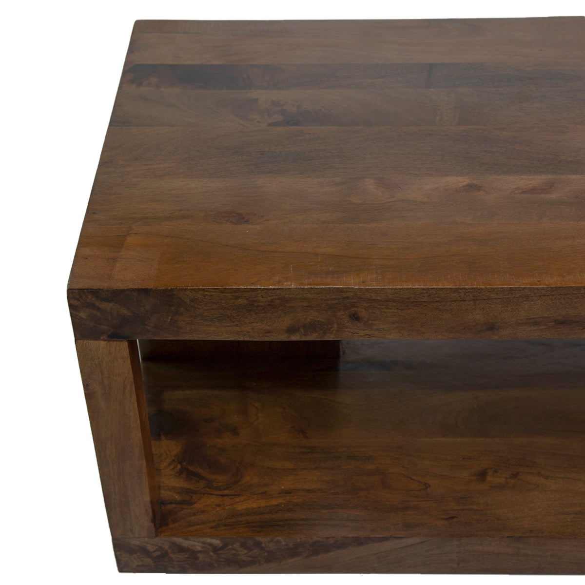 Mesa de Centro Rectangular Madera de Mango 115x60x45cm