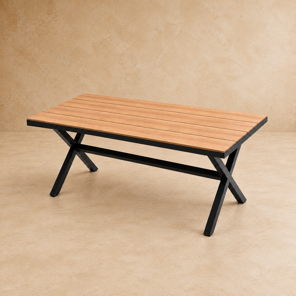 Mesa de Comedor Terraza Strauss 180x90x72 cm