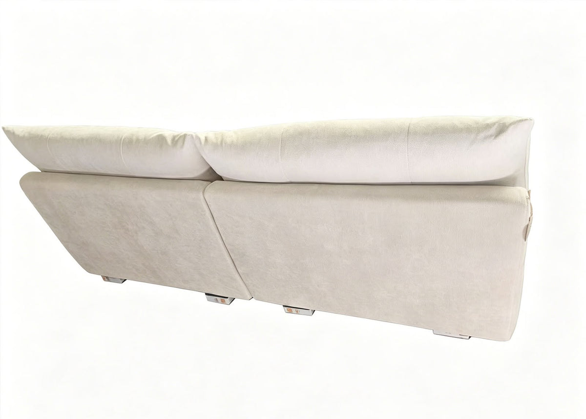 Sofá Siena de Tela Beige 226 cm