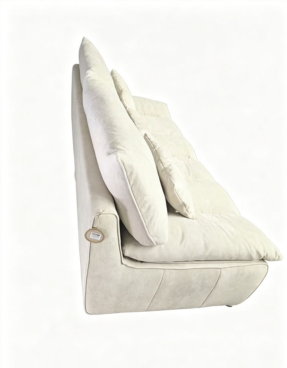 Sofá Siena de Tela Beige 226 cm