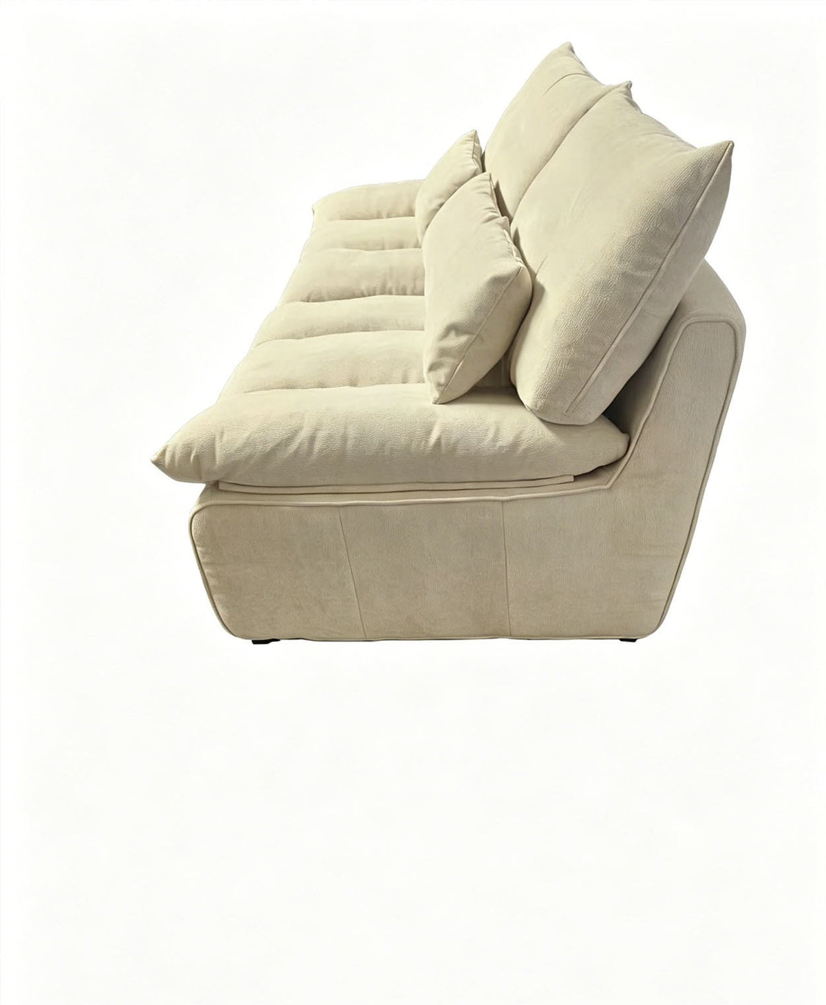 Sofá Siena de Tela Beige 306 cm