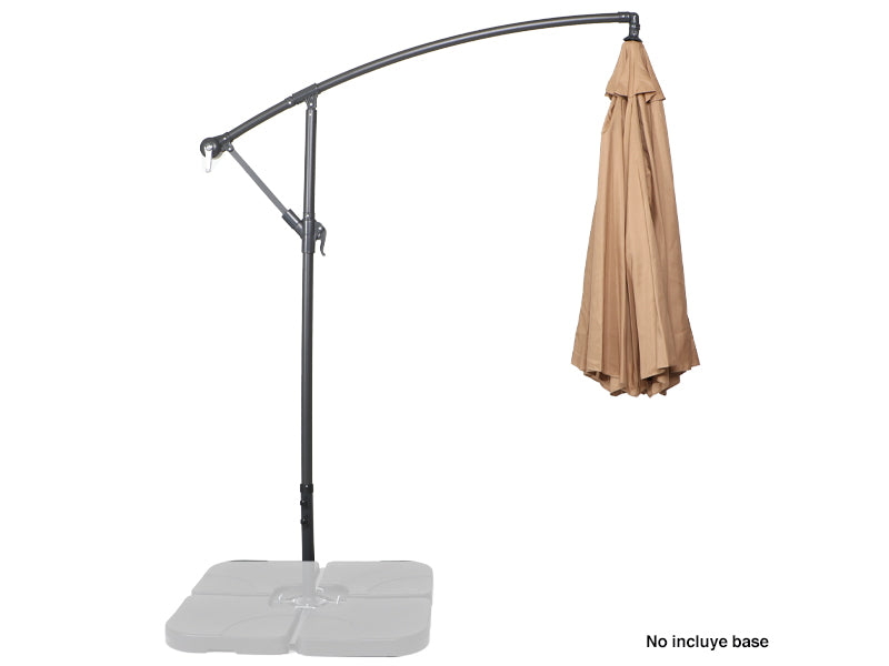 Quitasol Lateral color Beige - 3 m (NO INCLUYE BASE)