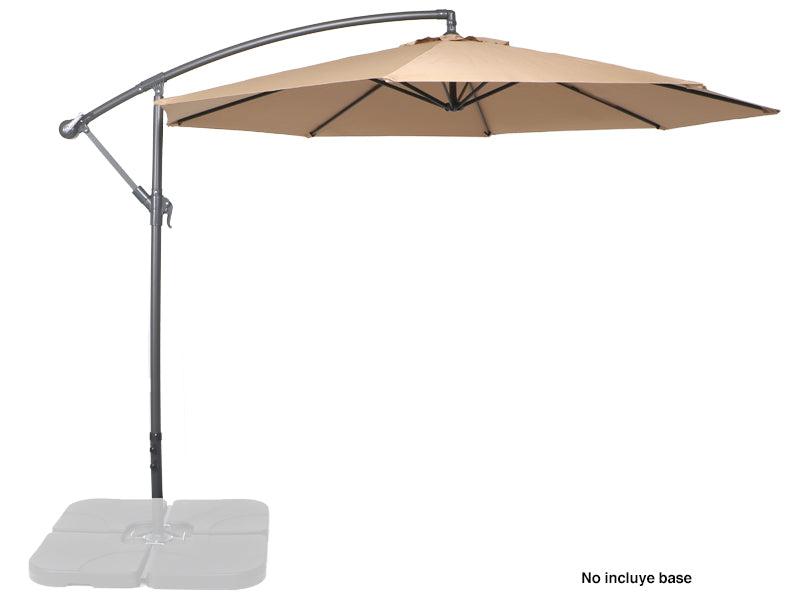Quitasol Lateral color Beige - 3 m (NO INCLUYE BASE)