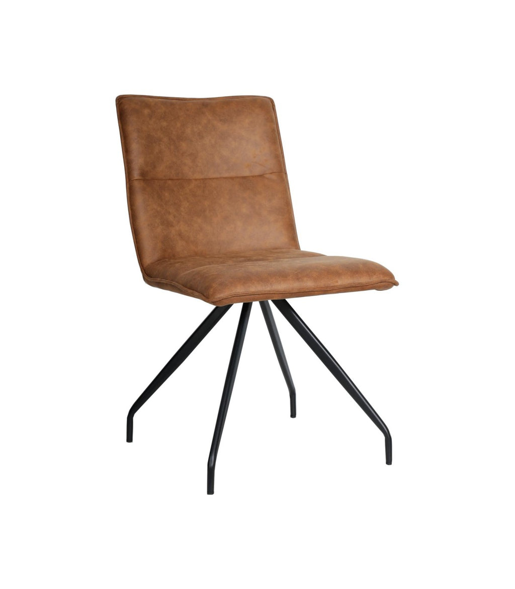 Silla Church caramelo Metal 50 x 105 x 70cm