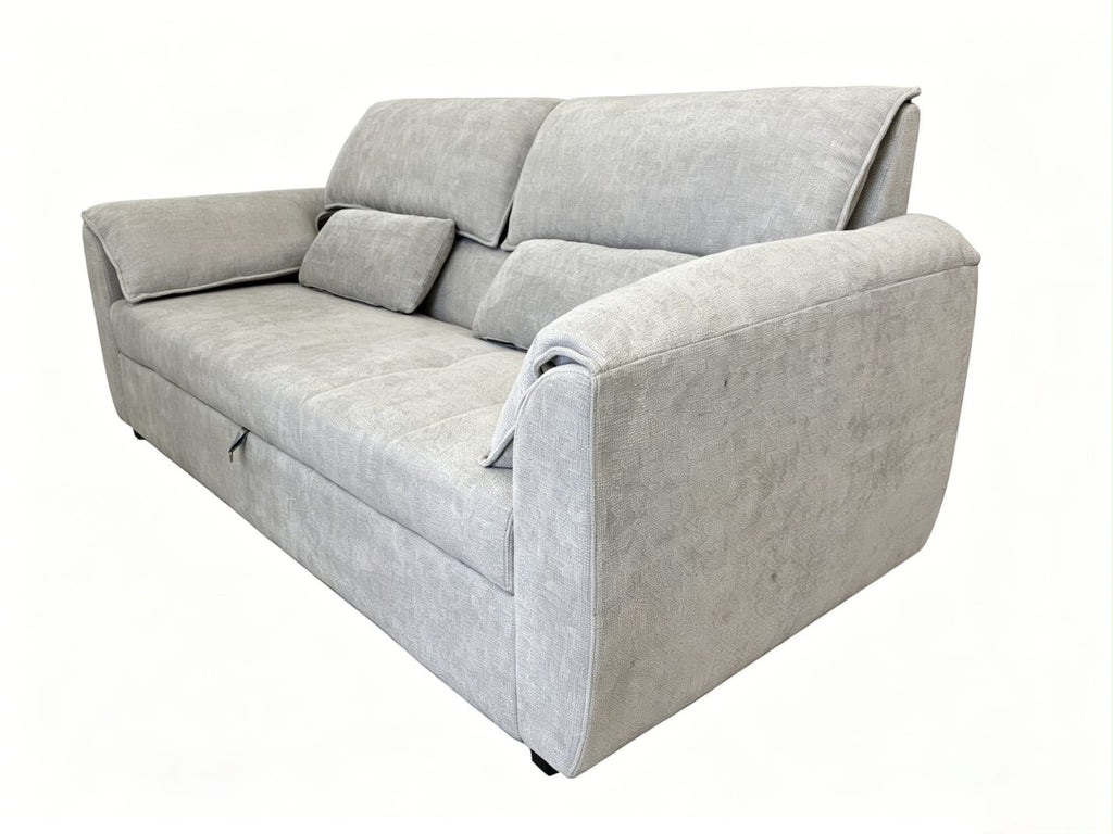 Sofá Cama Royale de Tela Gris 225 cm