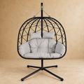 Silla Swing Victoria Negra 116x124x86 cm