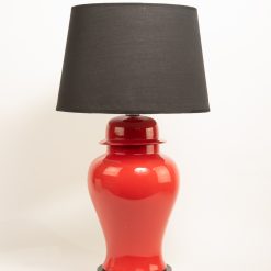 Lámpara de Cerámica Potiche (SALE) roja