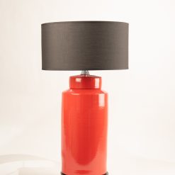 Lámpara de Cerámica Tubular (SALE) roja